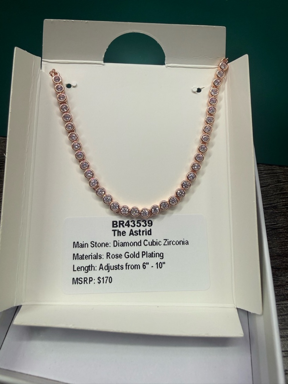 Bomb Party April 2026 Rose Gold Astrid Bracelet